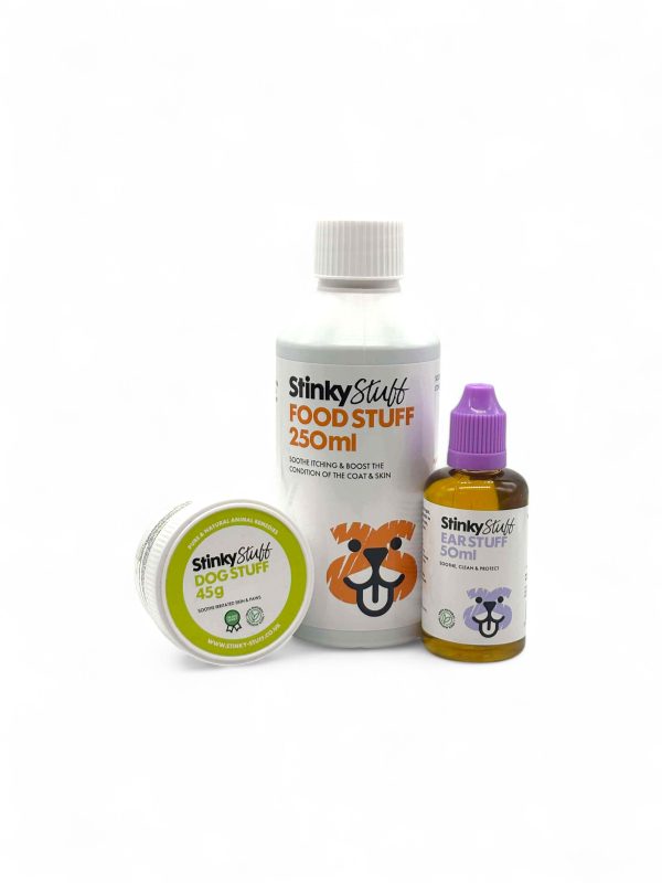 Dog Itchy Skin & Ear Pack | Allergy Relief for Dogs – Stinky Stuff
